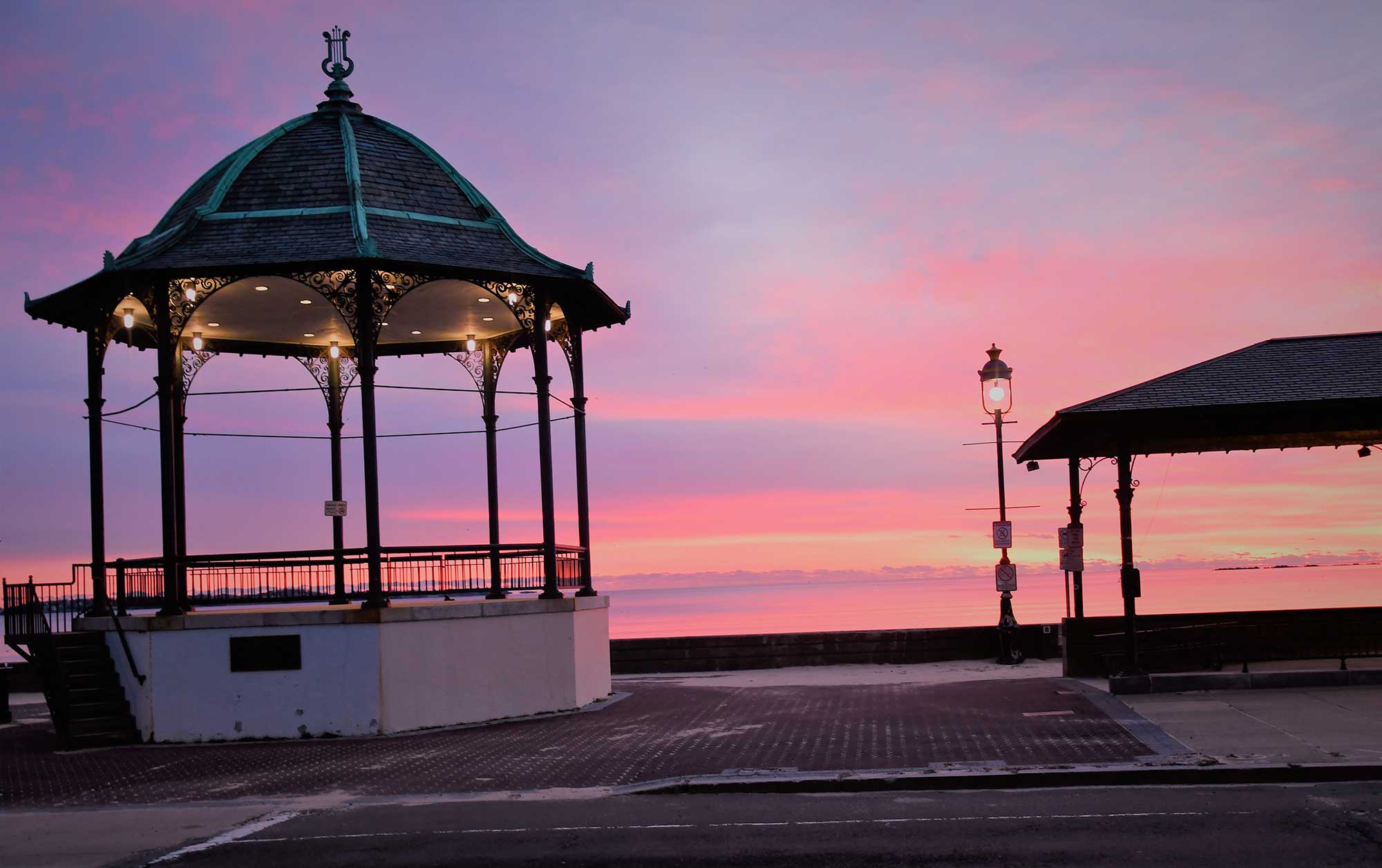 Gazebo on Revere Beach